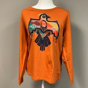 Sahalie Saturday Market Tee Long Sleeve XL Graphic Shirt